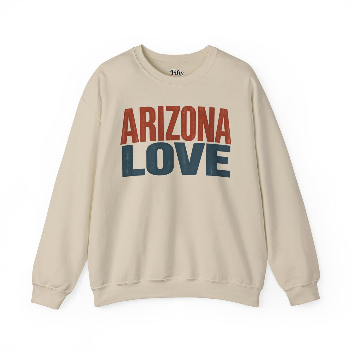 Arizona Love Unisex Crewneck Sweatshirt State Name Graphic