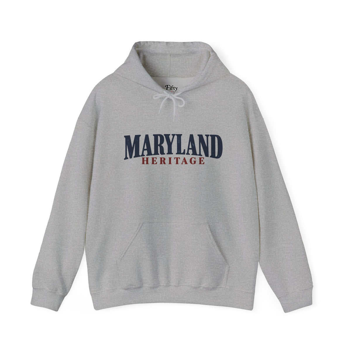 Maryland Heritage Unisex Hoodie State Name Graphic