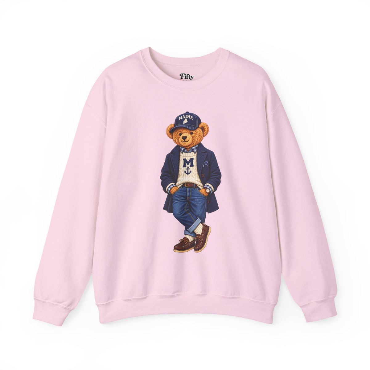 Maine- Game Day Teddy Bear Sweatshirt