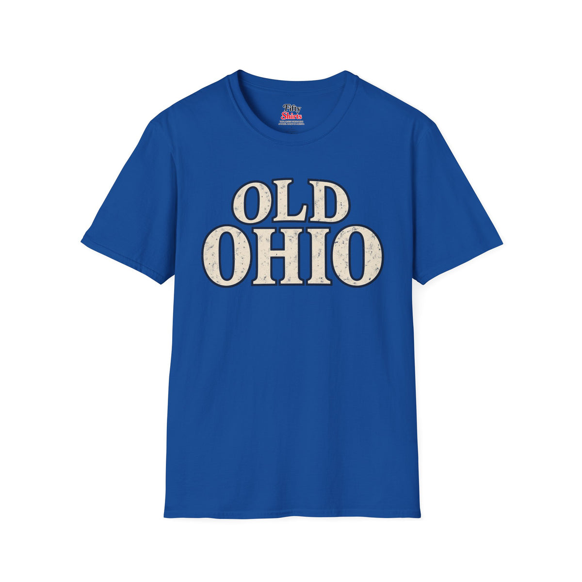 Old Ohio Unisex Softstyle T Shirt State Name Graphic Tee