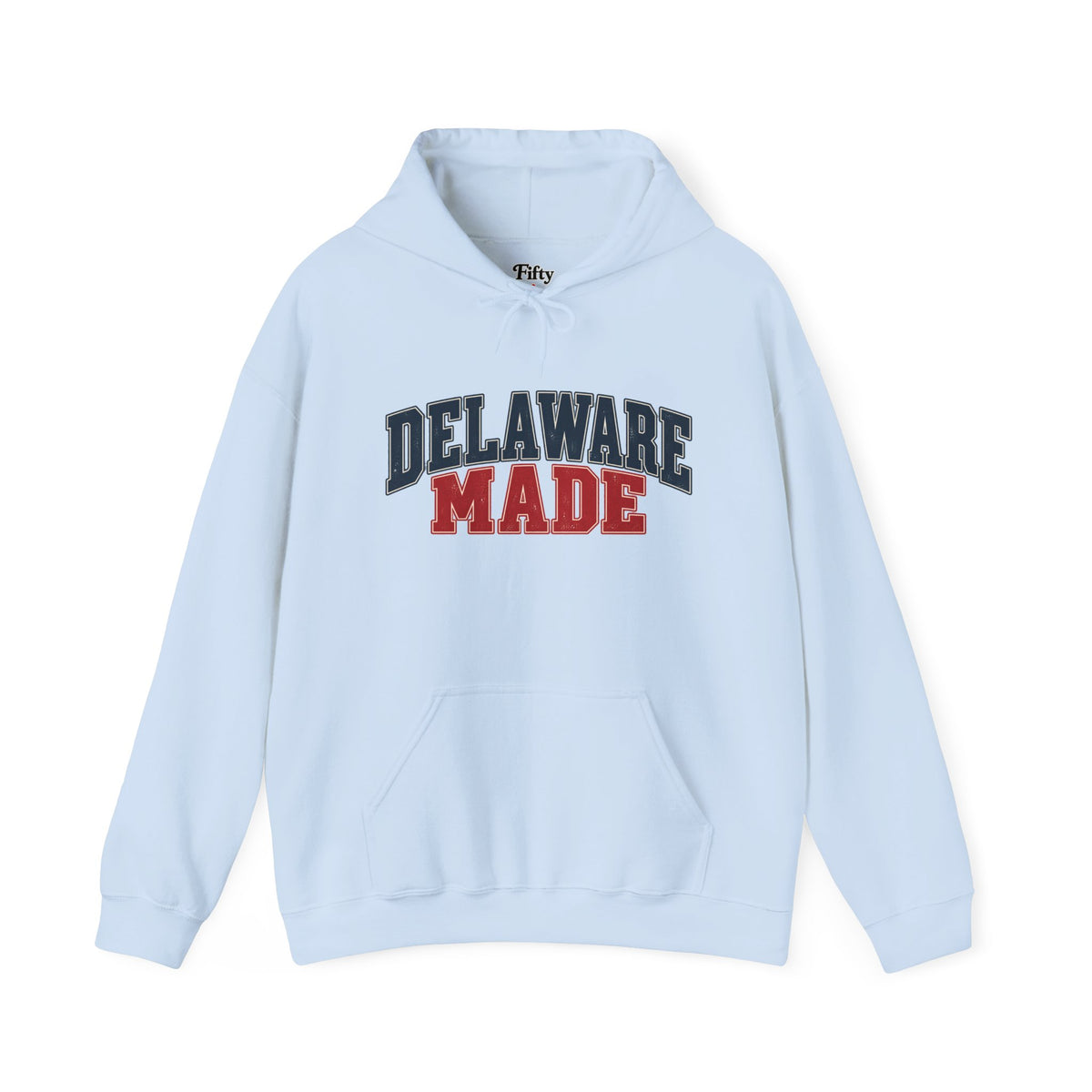 Delaware Made Unisex Hoodie State Name Graphic