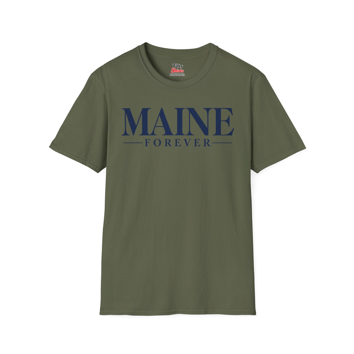 Maine Forever Unisex Softstyle T Shirt State Name Graphic Tee