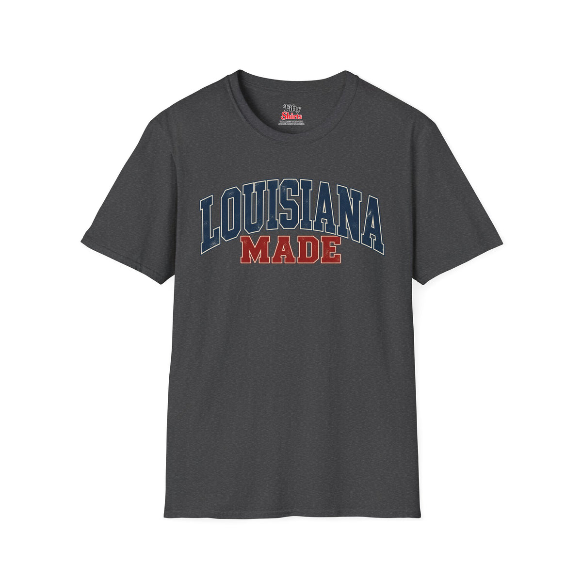 Louisiana Made Unisex Softstyle T Shirt State Name Graphic Tee