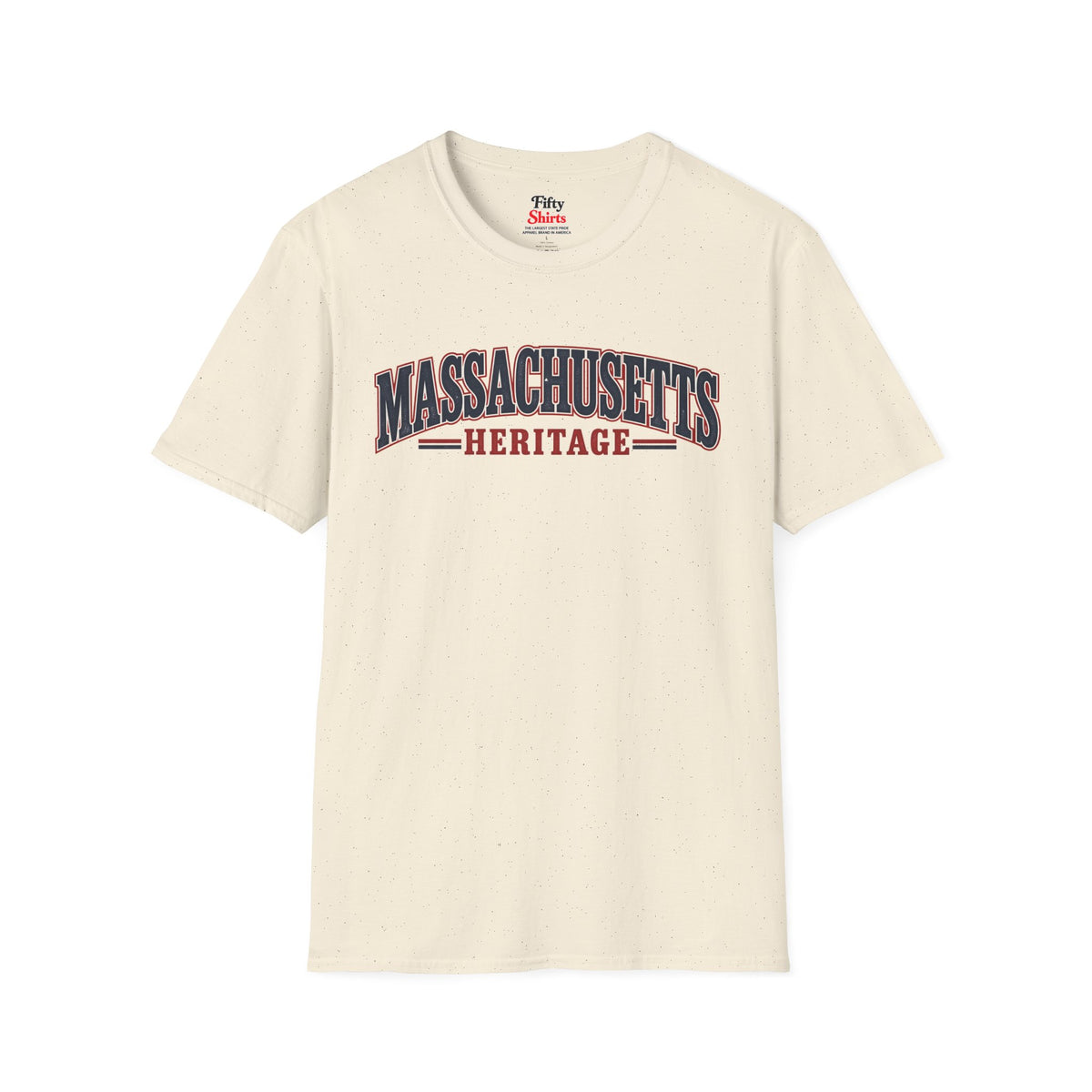 Massachusetts Heritage Unisex Softstyle T Shirt State Name Graphic Tee