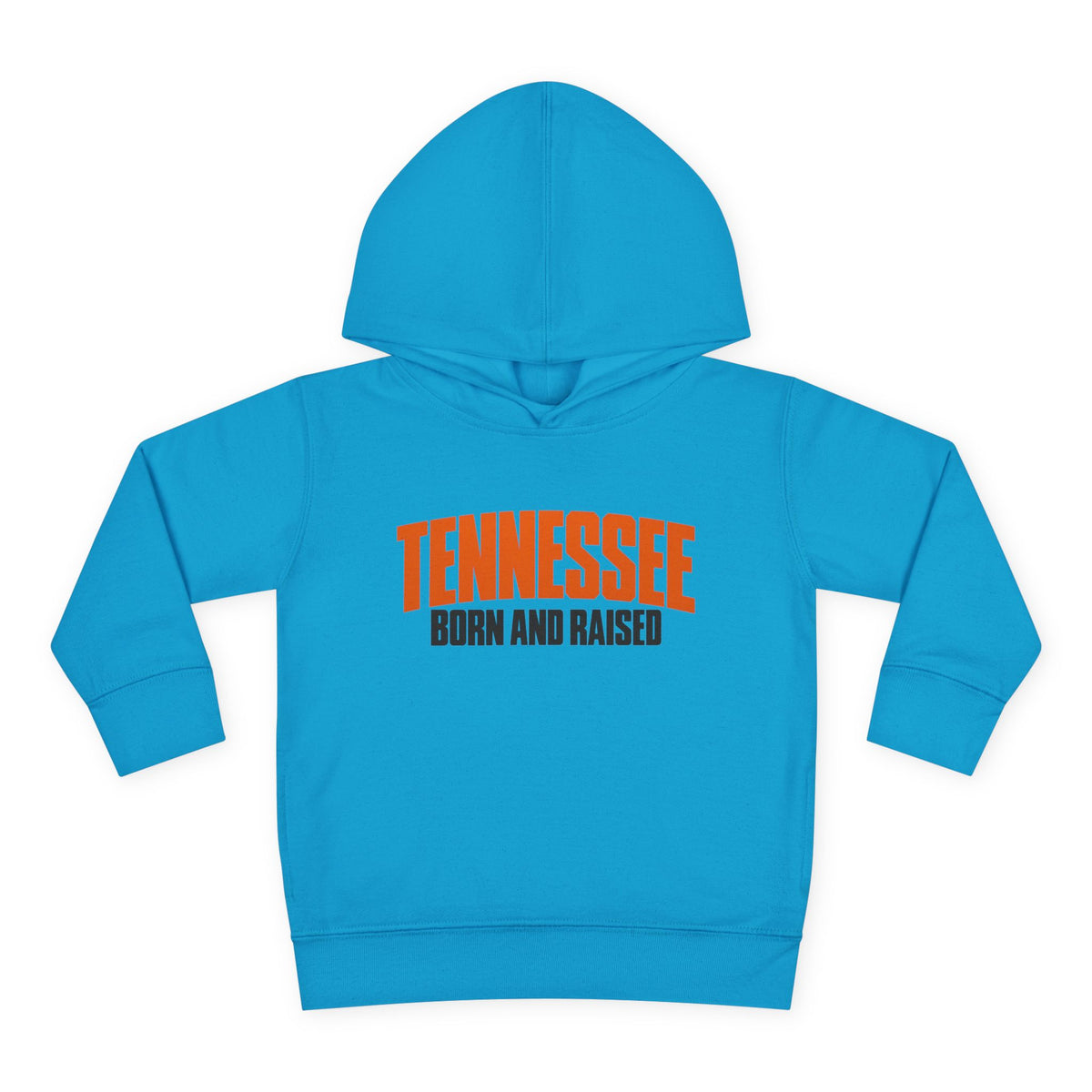 Tennessee Born and Raised Modern Southern Streetwear Unisex Toddler Pullover Fleece Hoodie