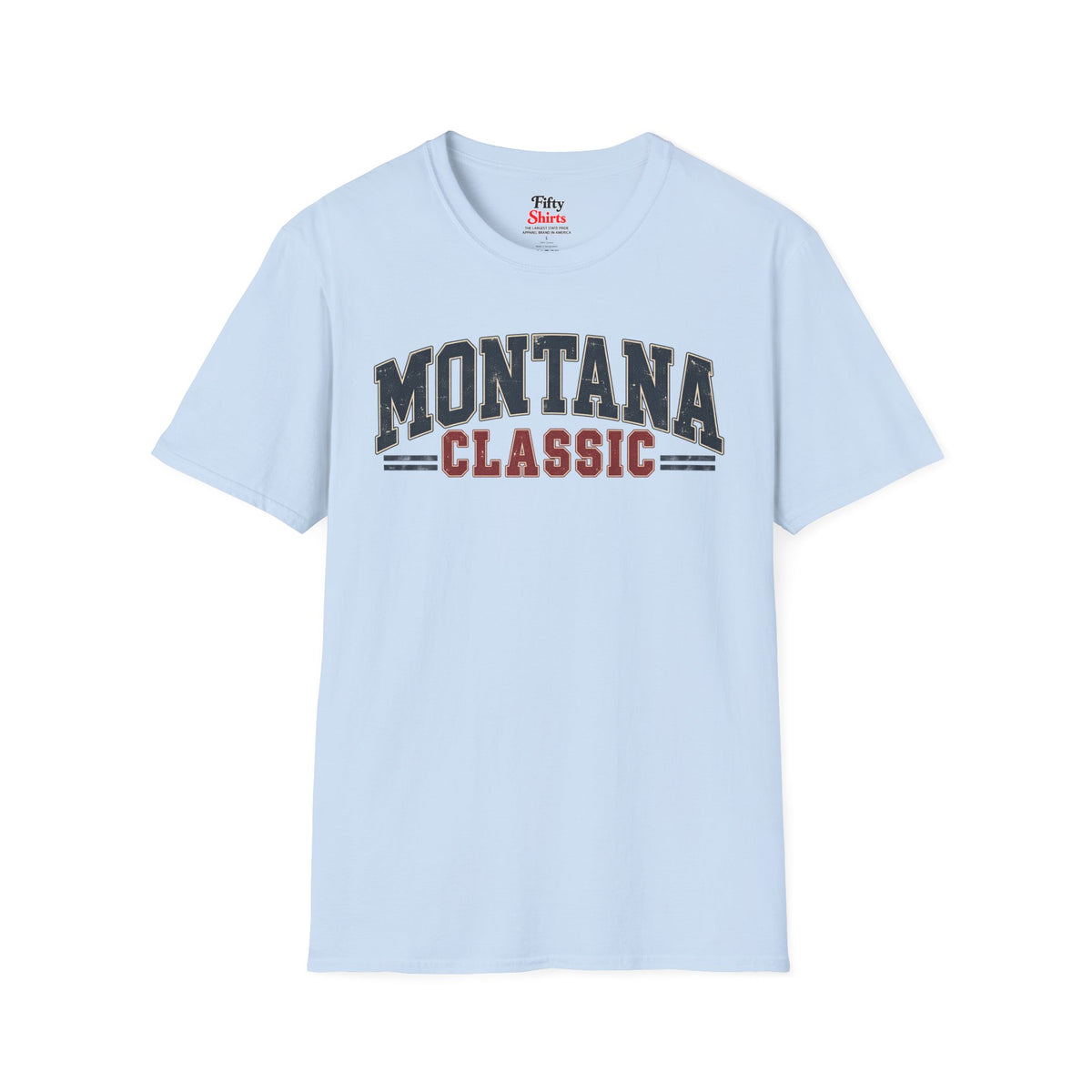Montana Classic Unisex Softstyle T Shirt State Name Graphic Tee