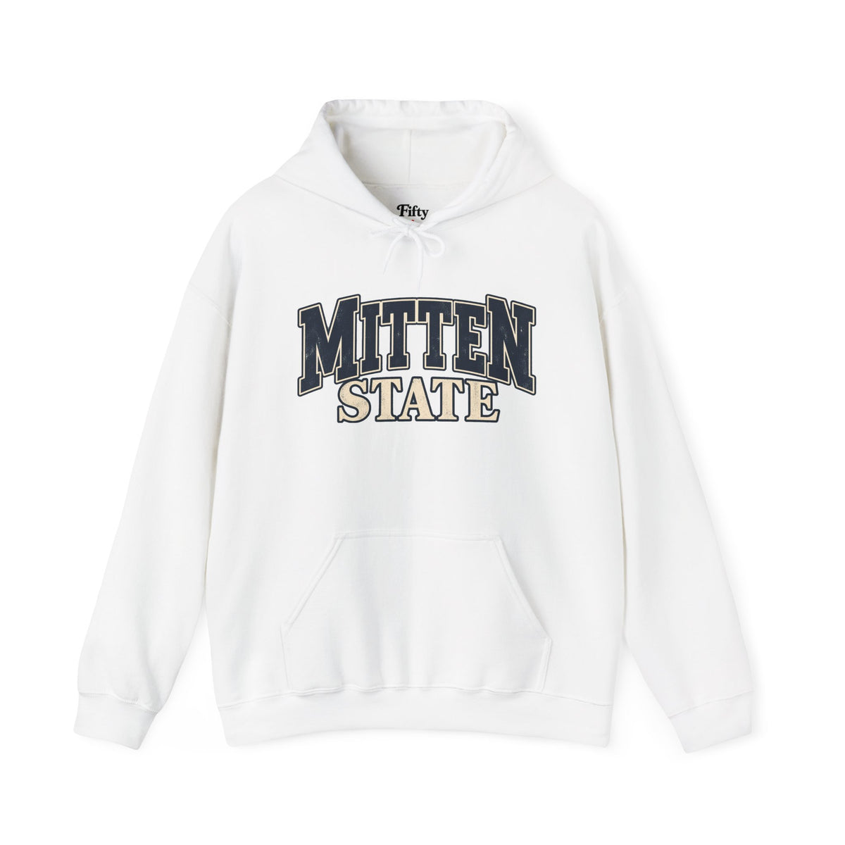 Michigan Mitten State Unisex Hoodie State Name Graphic