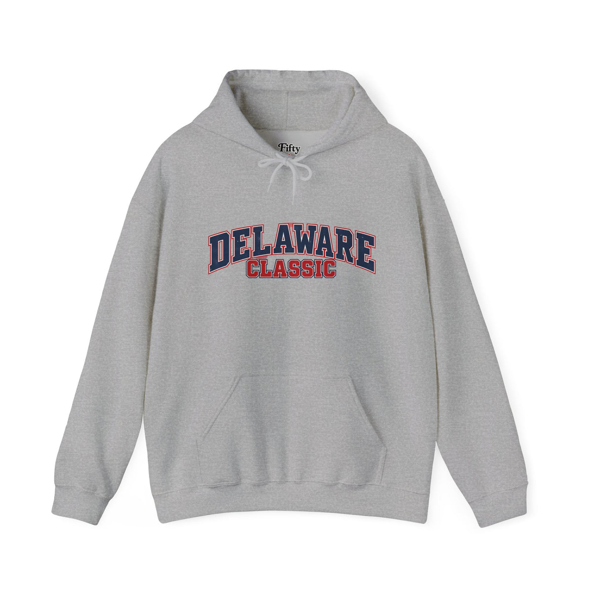 Delaware Classic Unisex Hoodie State Name Graphic