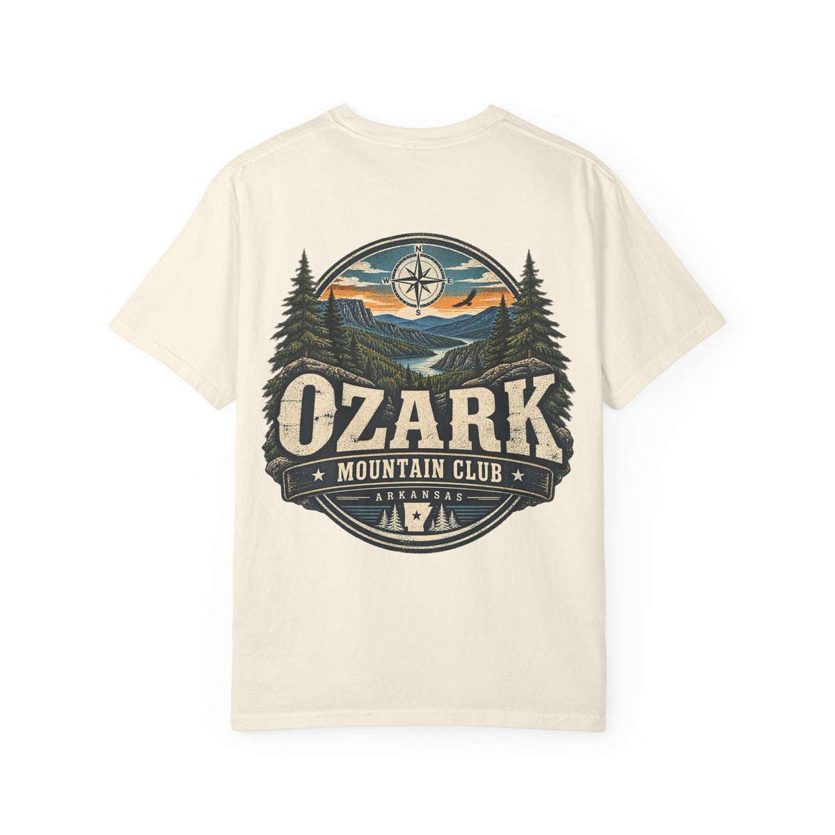 Arkansas Ozark Mountain Club Unisex Comfort Color 1717 Streetwear Graphic Tee