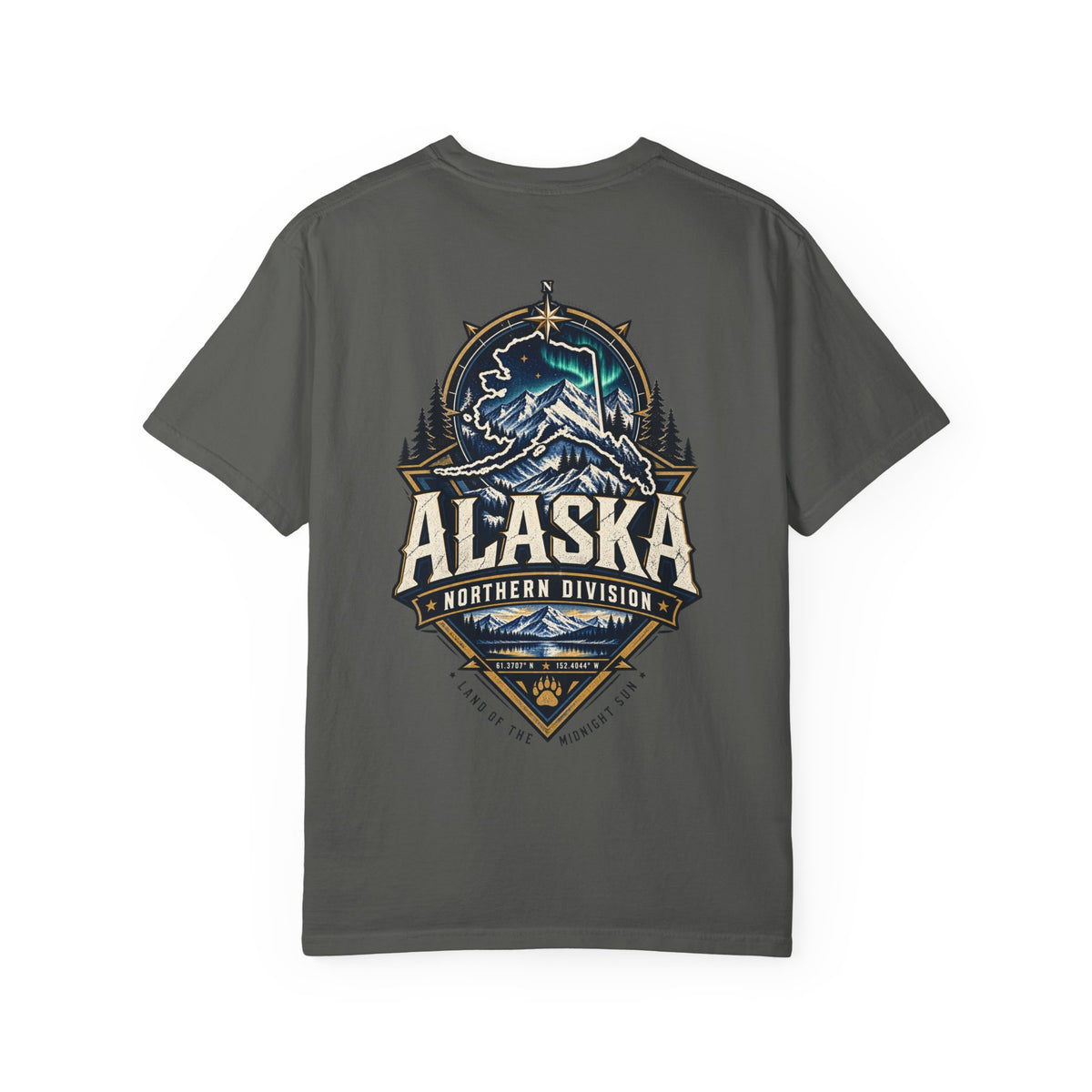 Alaska Northern Division Unisex Comfort Color 1717 Streetwear Graphic Tee