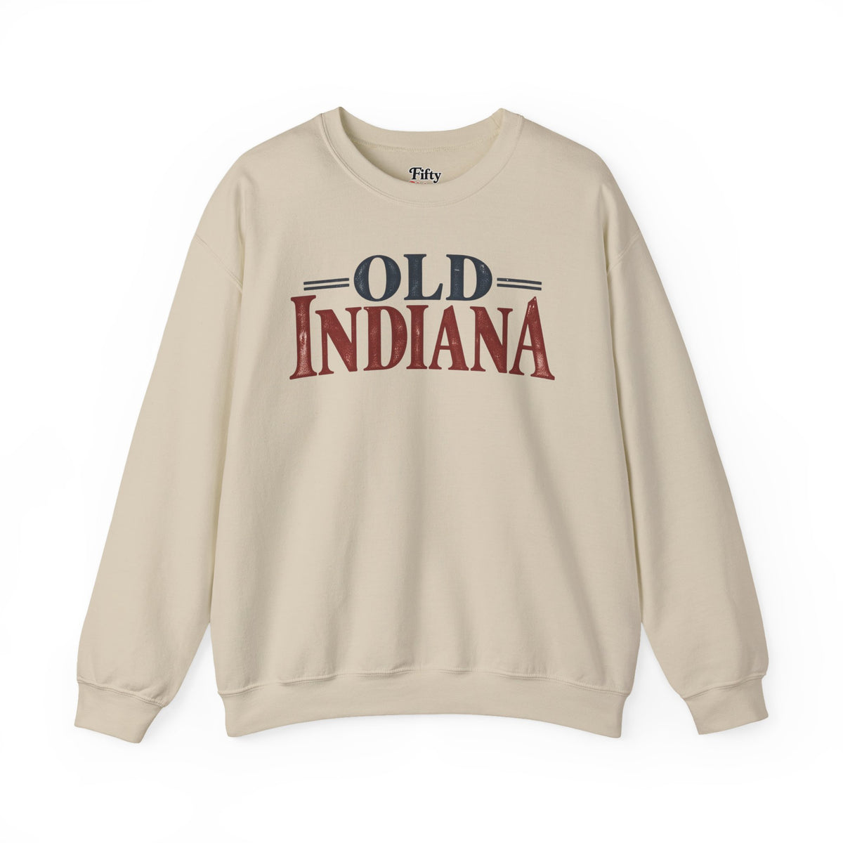 Old Indiana Unisex Crewneck Sweatshirt State Name Graphic
