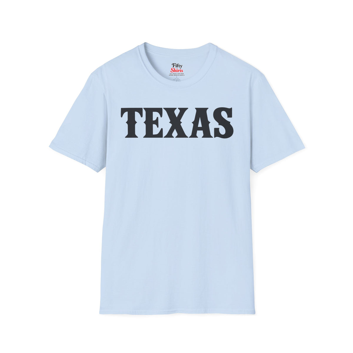 Texas Unisex Softstyle T Shirt State Name Graphic Tee
