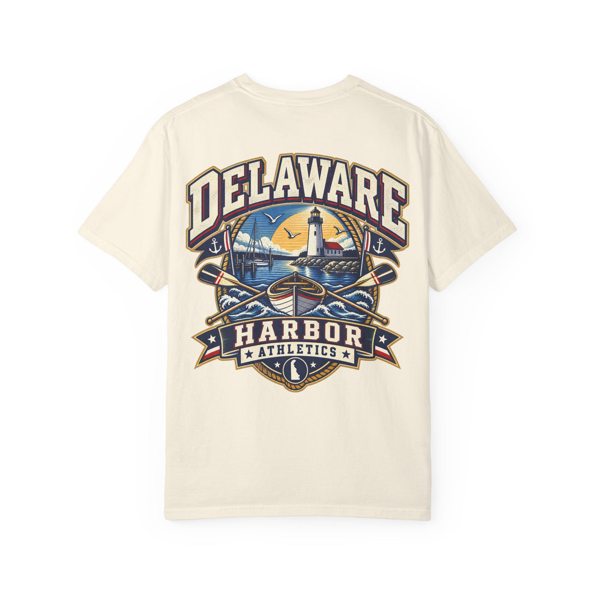 Delaware Harbor Athletics Unisex Comfort Color 1717 Streetwear Graphic Tee