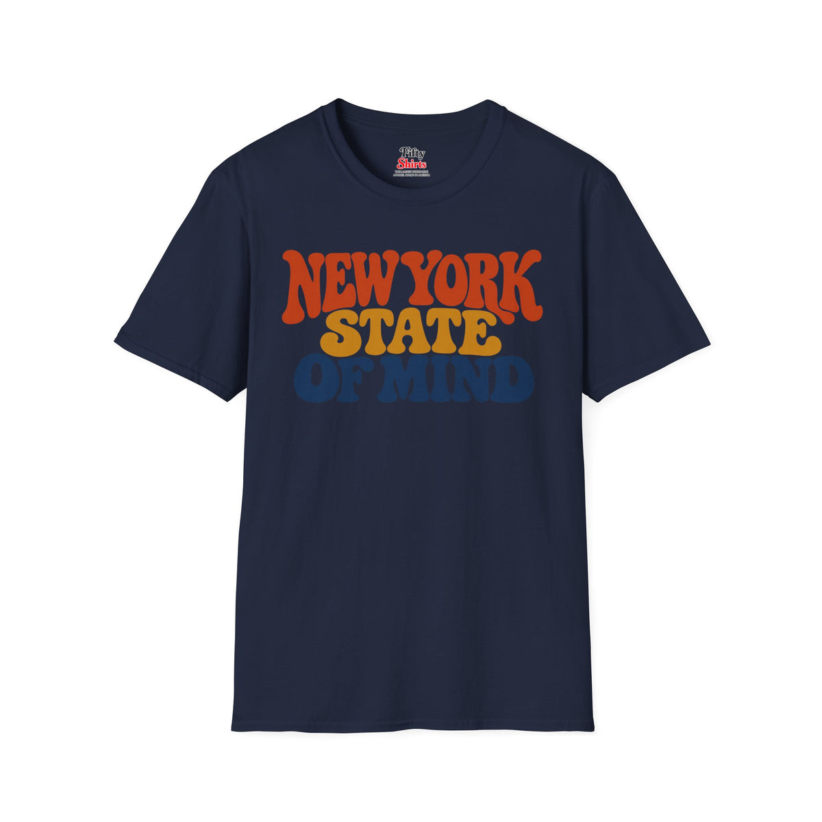 New York State Of Mind Unisex Softstyle T Shirt State Name Graphic Tee