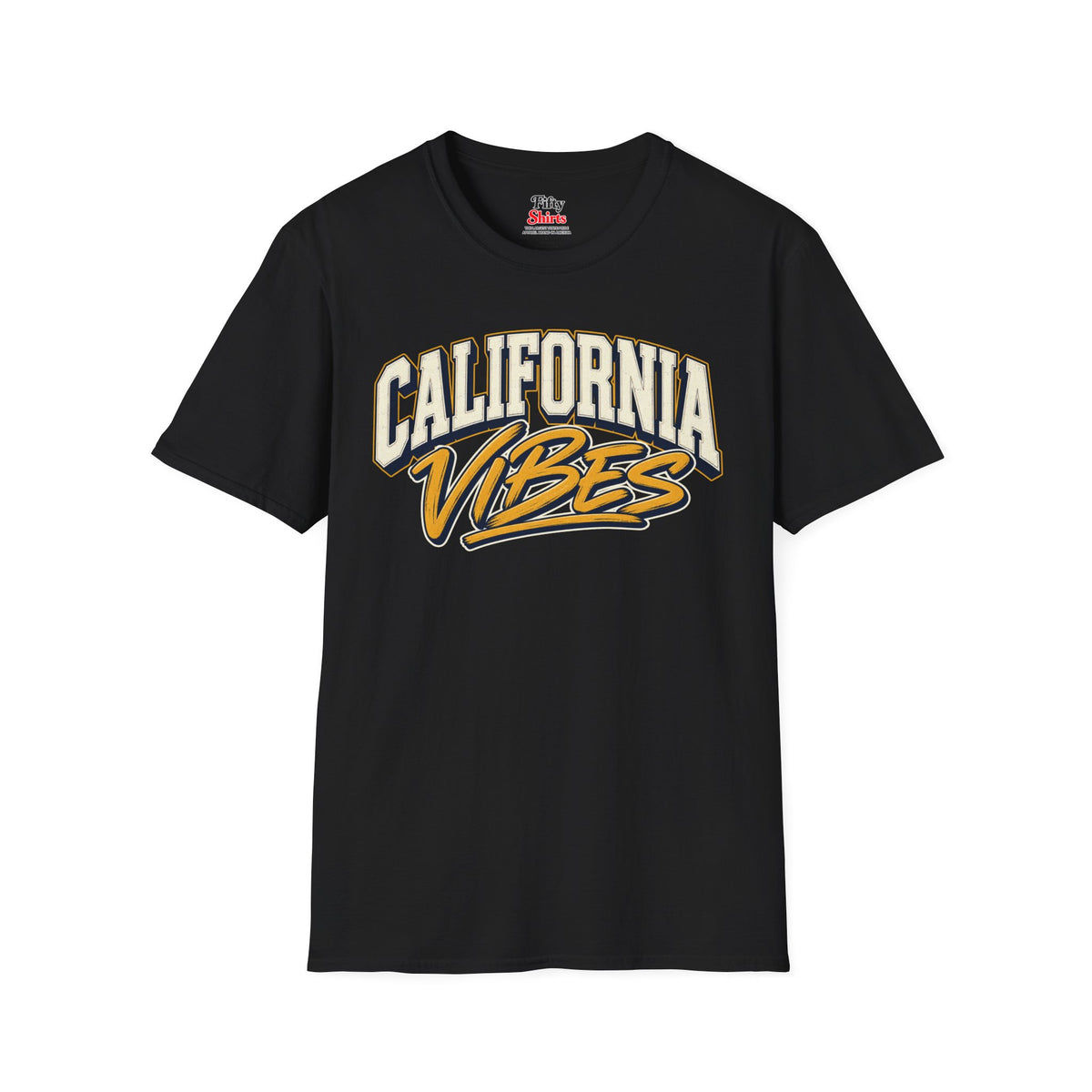 California Vibes Unisex Softstyle T Shirt State Name Graphic Tee