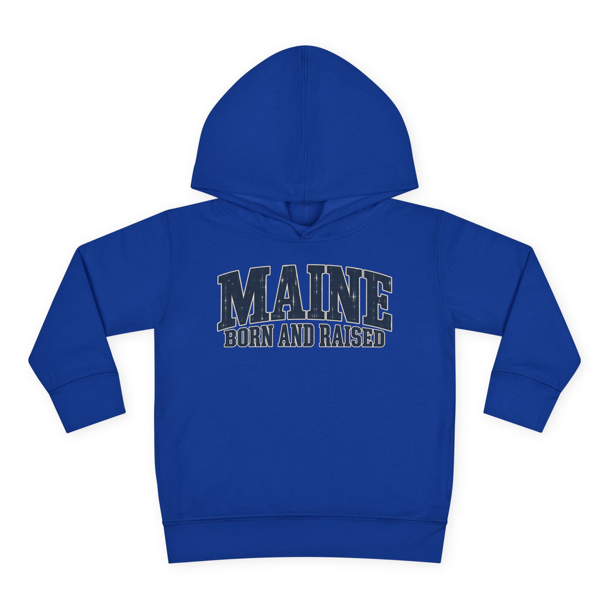 Maine Born and Raised Coastal Heritage Unisex Toddler Pullover Fleece Hoodie