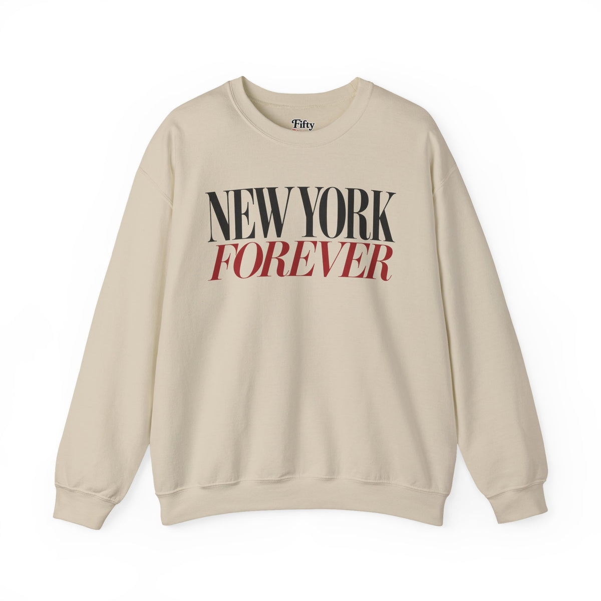 New York Forever Unisex Crewneck Sweatshirt State Name Graphic