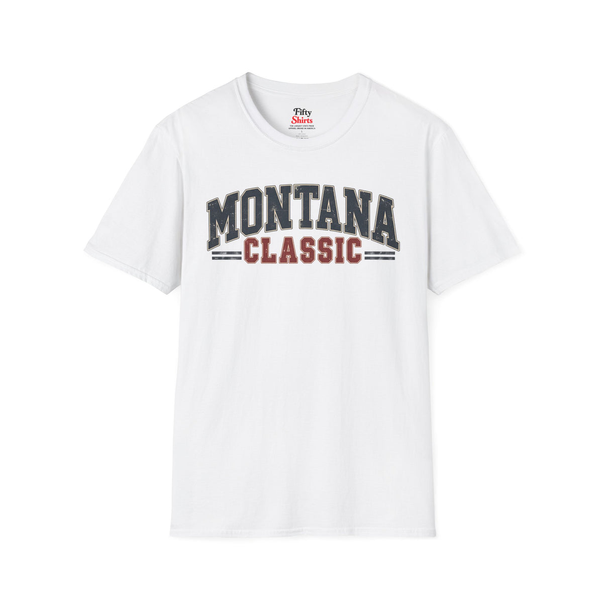 Montana Classic Unisex Softstyle T Shirt State Name Graphic Tee