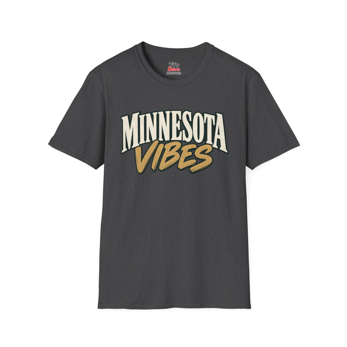 Minnesota Vibes Unisex Softstyle T Shirt State Name Graphic Tee