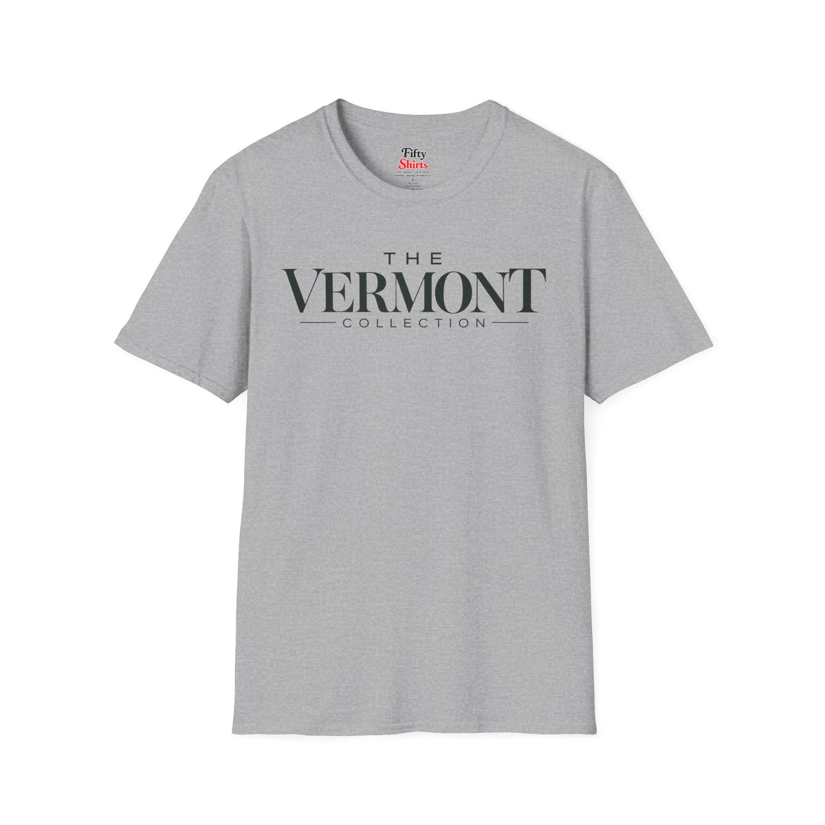 The Vermont Collection Unisex Softstyle T Shirt State Name Graphic Tee