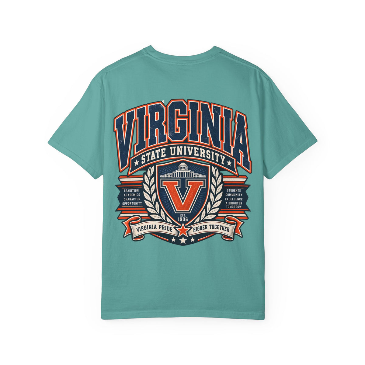 Virginia State University Unisex Comfort Color 1717 Streetwear Graphic Tee
