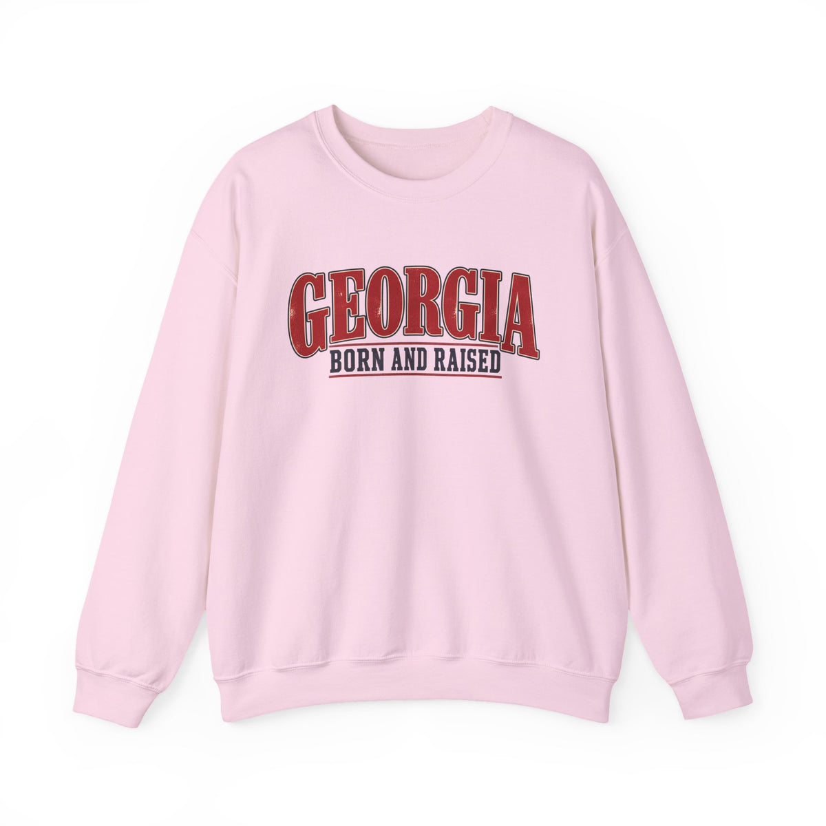 Georgia Born and Raised Classic Americana Unisex Sweatshirt Graphic