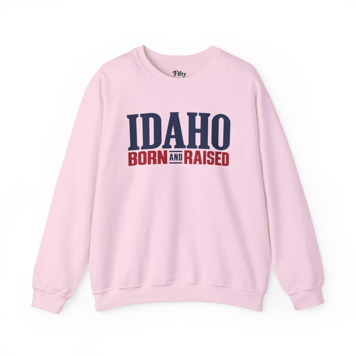 Idaho Born and Raised Premium Heritage Unisex Sweatshirt Graphic