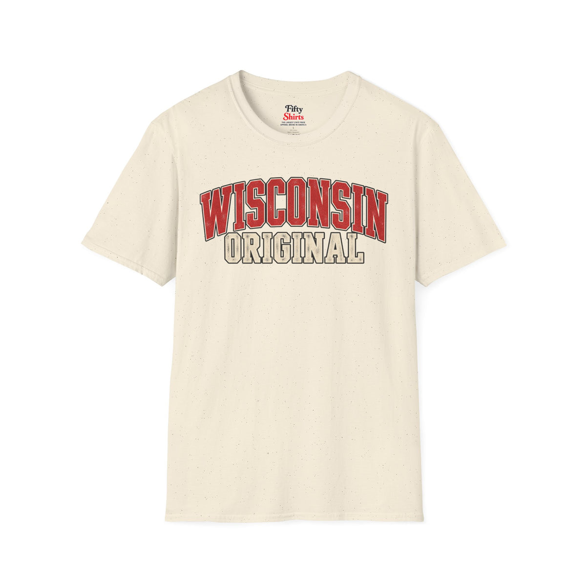 Wisconsin Original Unisex Softstyle T Shirt State Name Graphic Tee