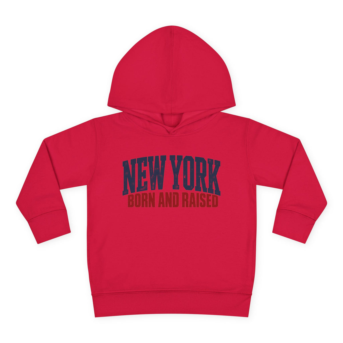 New York Born and Raised Premium Northeast Streetwear Unisex Toddler Pullover Fleece Hoodie Graphic