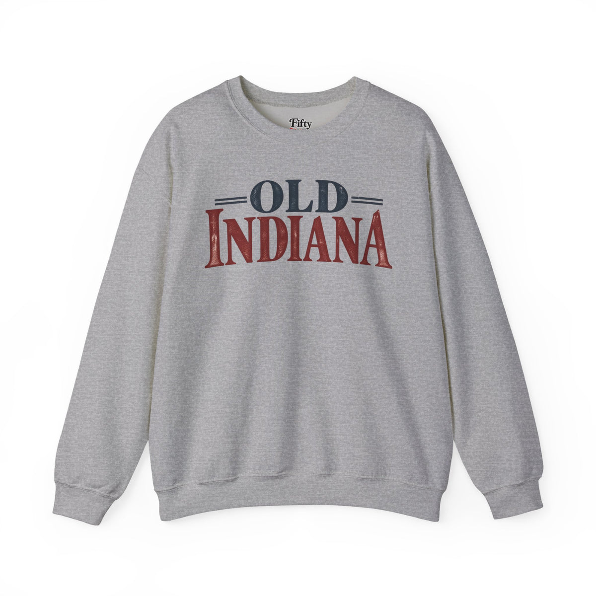 Old Indiana Unisex Crewneck Sweatshirt State Name Graphic