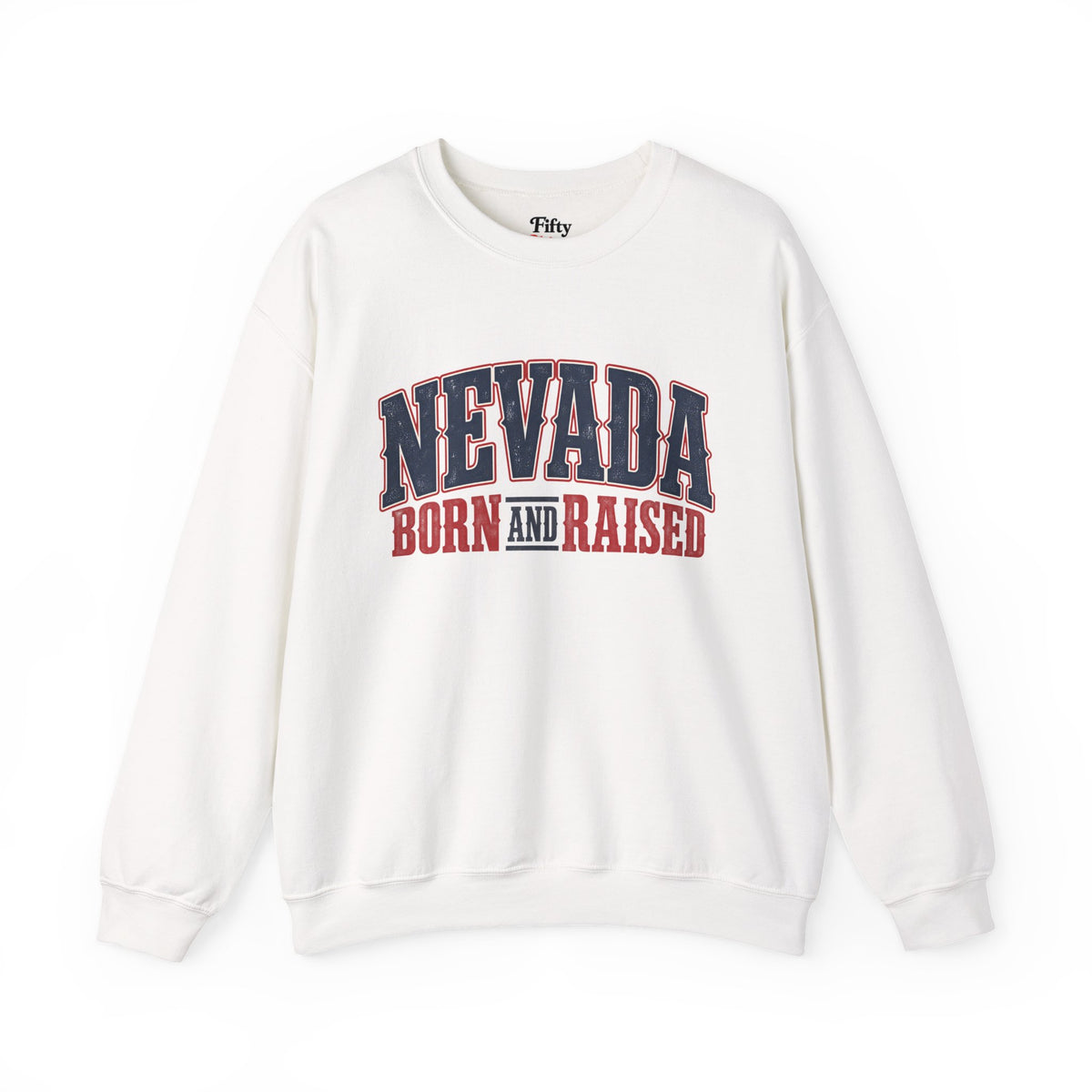 Nevada Born and Raised Premium Western Heritage Unisex Sweatshirt Graphic