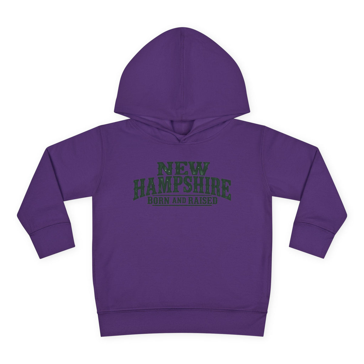 New Hampshire Born and Raised Rustic Outdoor Heritage Unisex Pullover Fleece Hoodie