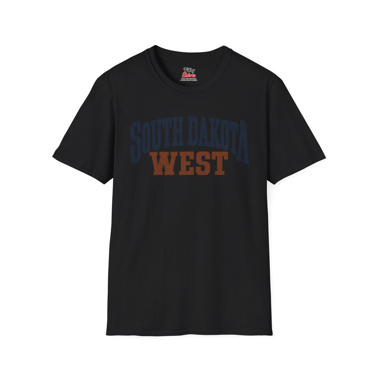 South Dakota West Unisex Softstyle T Shirt State Name Graphic Tee