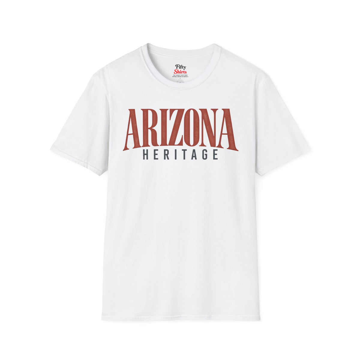 Arizona Heritage Unisex Softstyle T Shirt State Name Graphic Tee