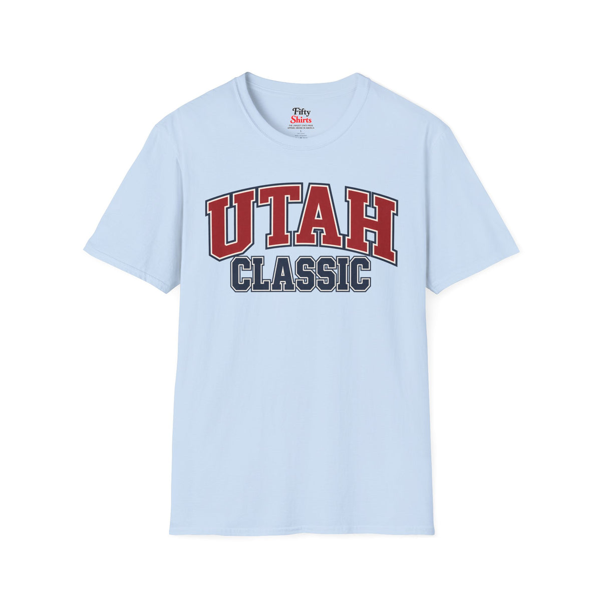 Utah Classic Unisex Softstyle T Shirt State Name Graphic Tee