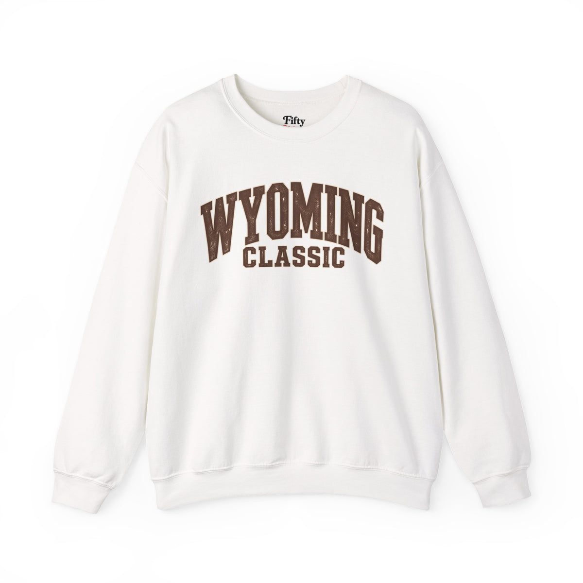Wyoming Classic Unisex Crewneck Sweatshirt State Name Graphic