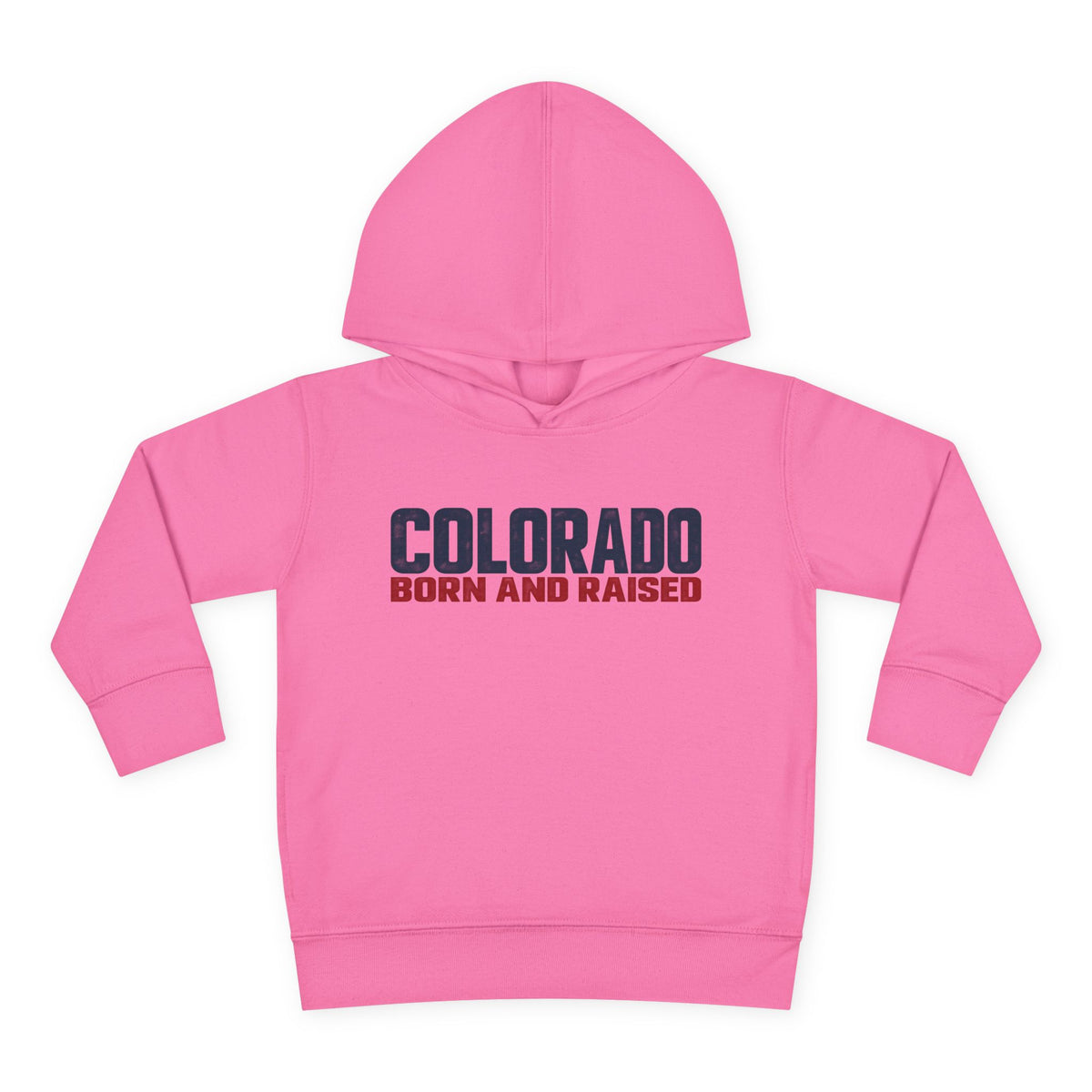 Colorado Born and Raised Minimal Modern Unisex Toddler Pullover Fleece Hoodie