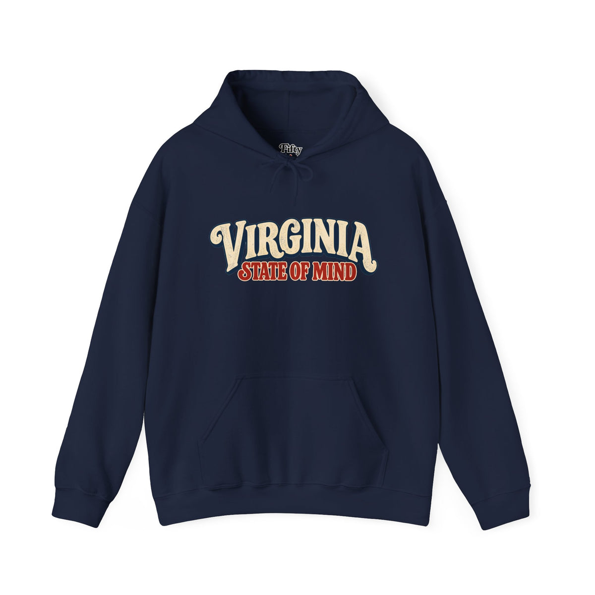 Virginia State of Mind Unisex Hoodie State Name Graphic