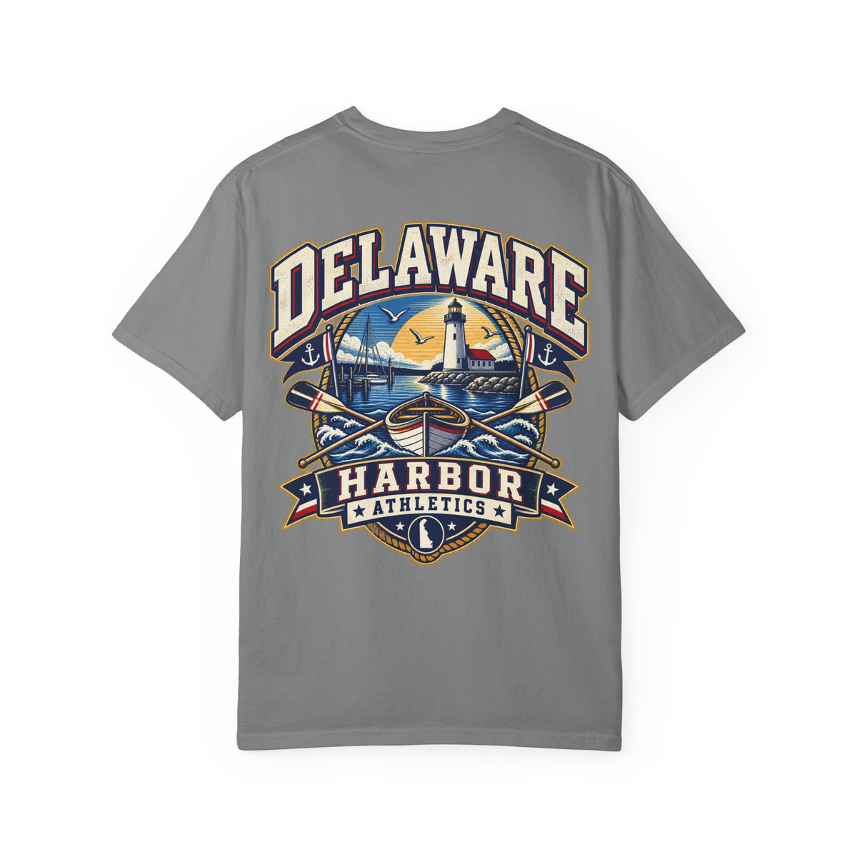 Delaware Harbor Athletics Unisex Comfort Color 1717 Streetwear Graphic Tee