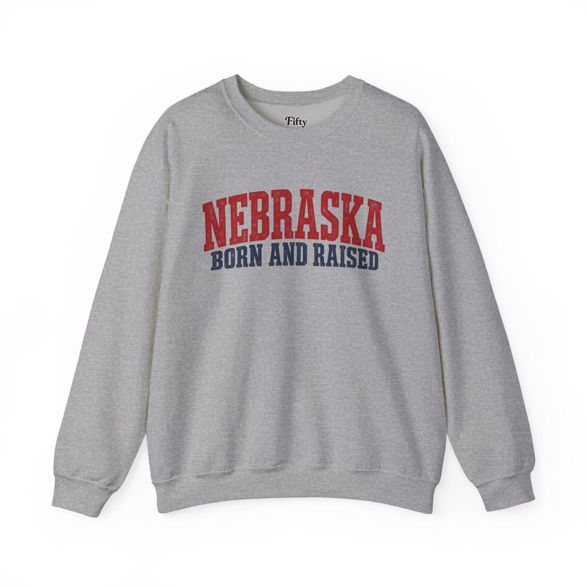 Nebraska Born and Raised Rugged Workwear Unisex Sweatshirt Graphic
