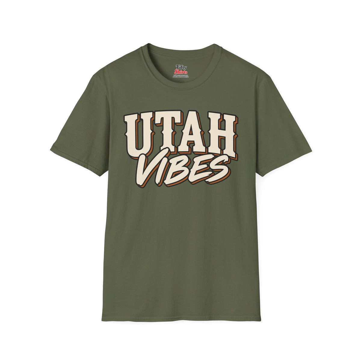 Utah Vibes Unisex Softstyle T Shirt State Name Graphic Tee