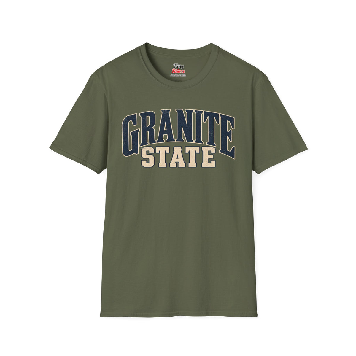New Hampshire Granite State Unisex Softstyle T Shirt State Name Graphic Tee