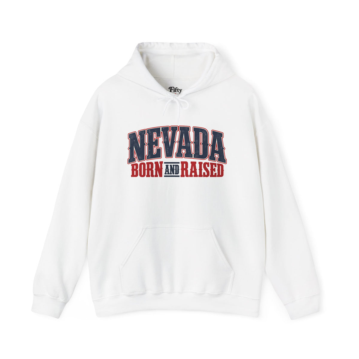 Nevada Born and Raised Premium Western Heritage Unisex Hoodie Graphic