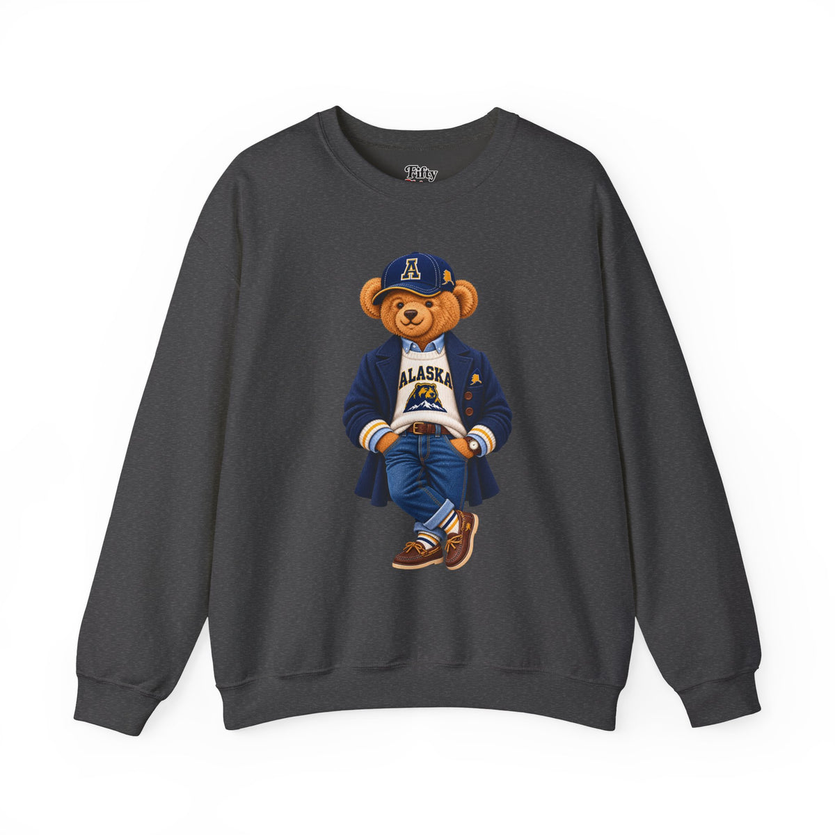 Alaska - Game Day Teddy Bear Sweatshirt