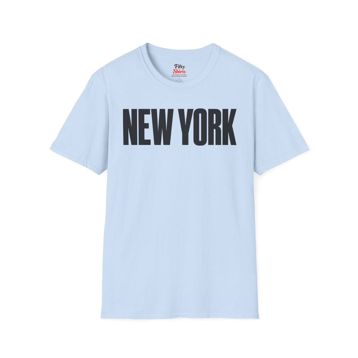 New York Unisex Softstyle T Shirt State Name Graphic Tee