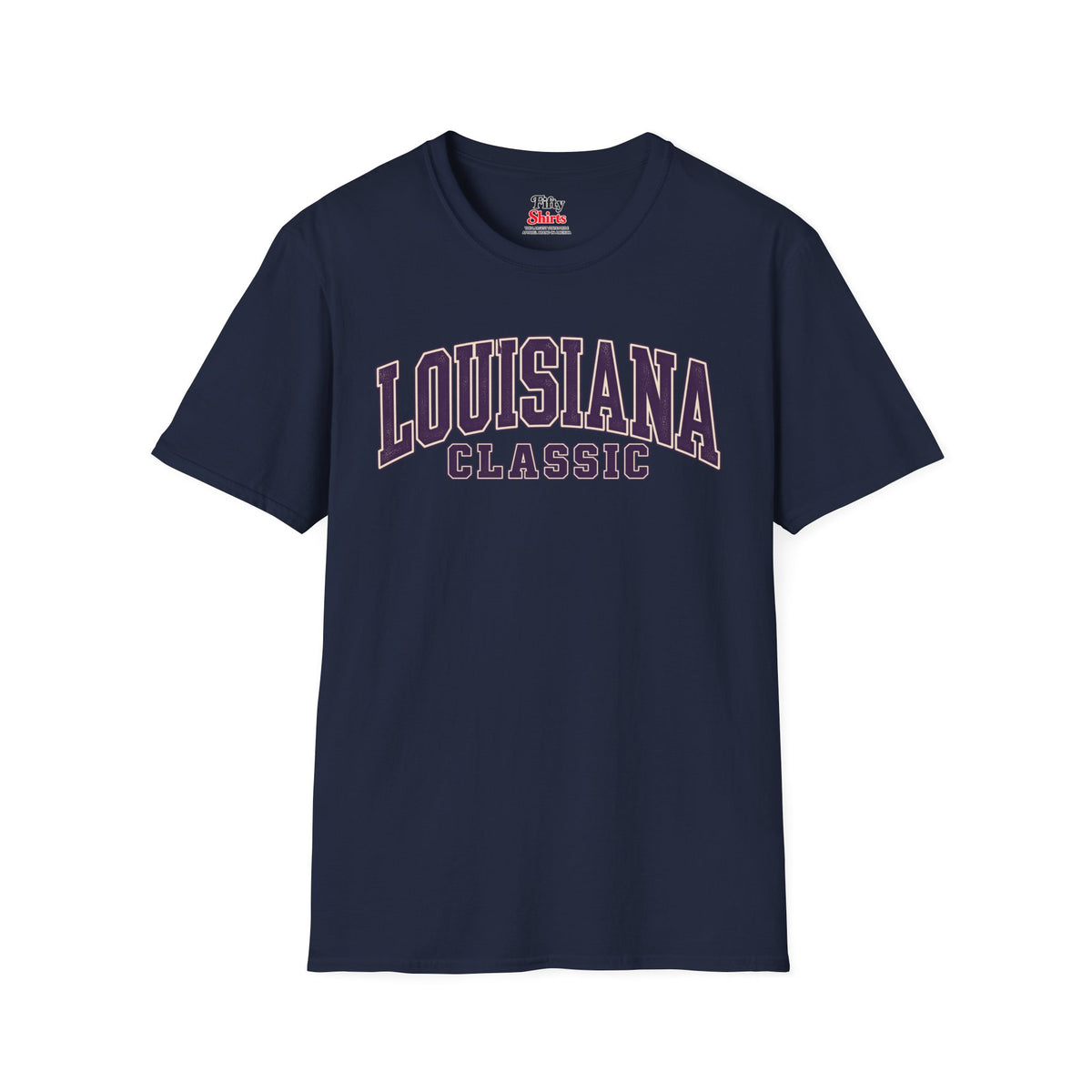 Louisiana Classic Unisex Softstyle T Shirt State Name Graphic Tee