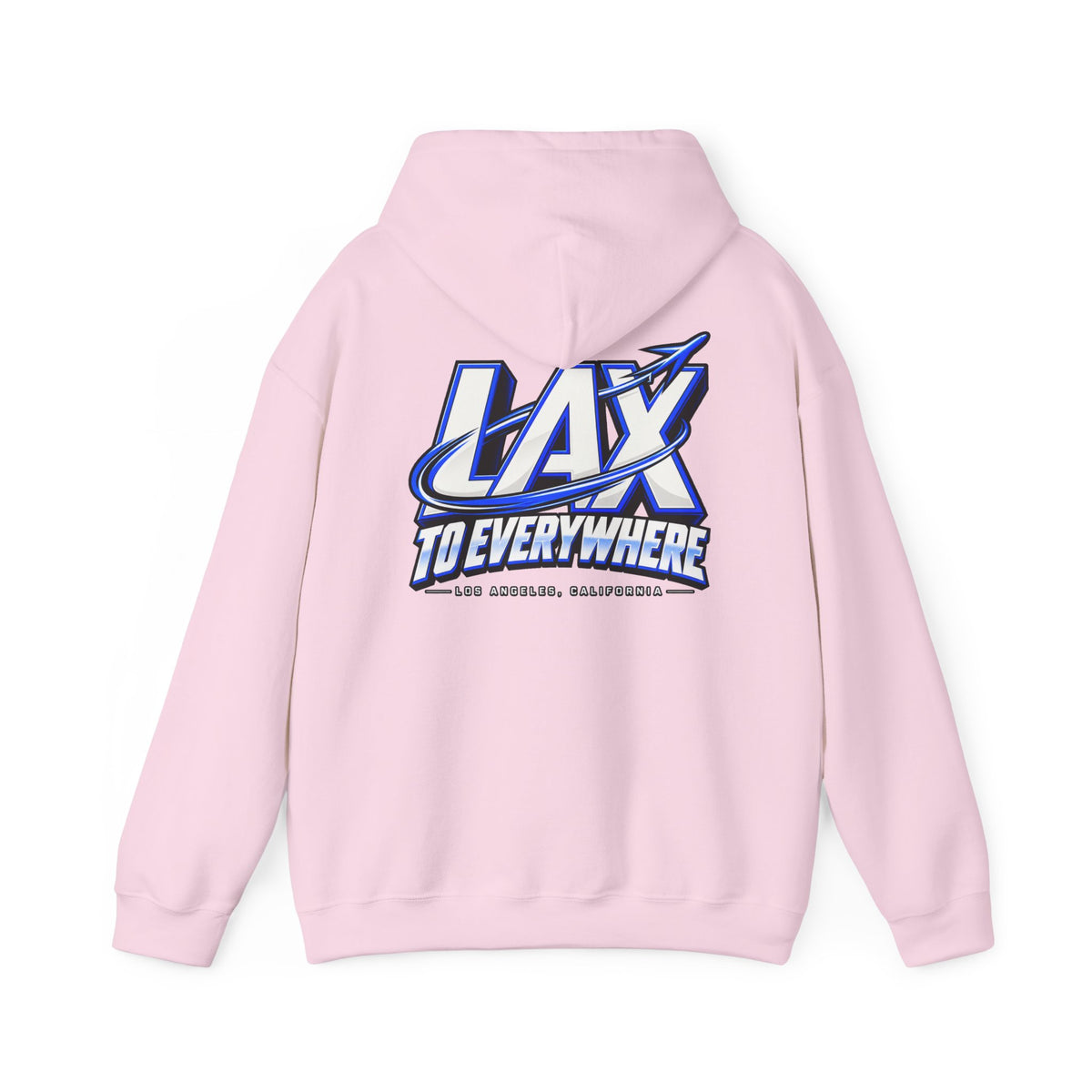 Lax To Everywhere Los Angeles Unisex Hoodie Graphic