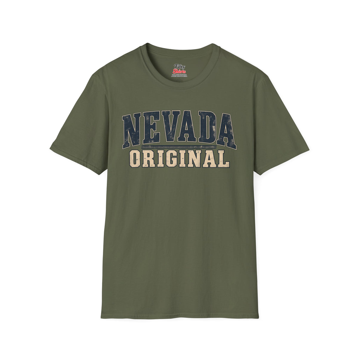 Nevada Original Unisex Softstyle T Shirt State Name Graphic Tee