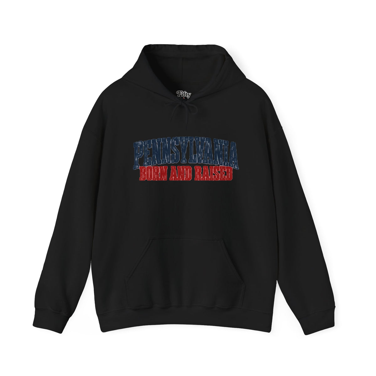Pennsylvania Born and Raised Heritage Unisex Hoodie Graphic