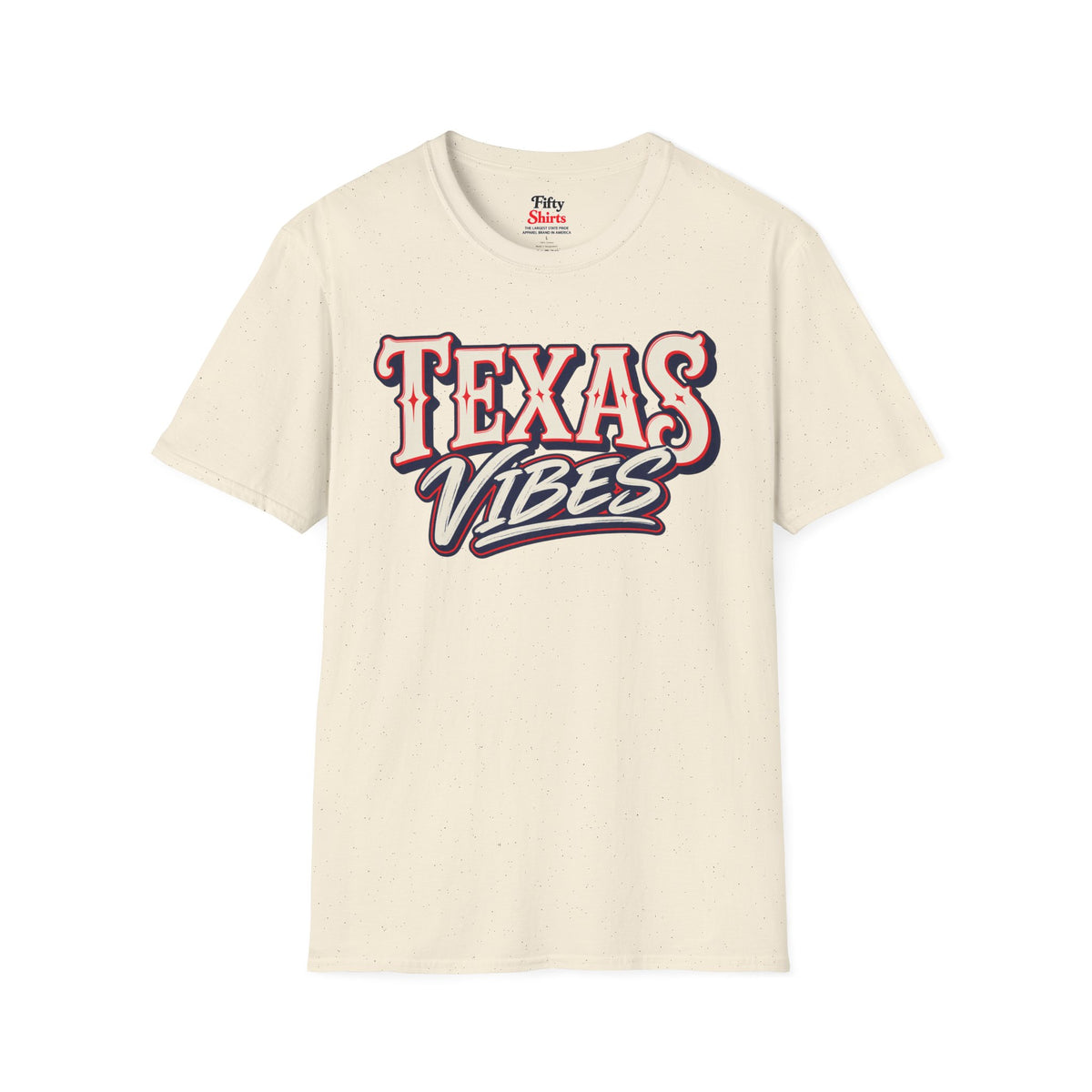 Texas Vibes Unisex Softstyle T Shirt State Name Graphic Tee